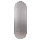 Specchio da parete rettangolare Howard Elliott 45,5"x30,75" con cornice in legno grigio fumé a specchio: design moderno, nessun assemblaggio richiesto