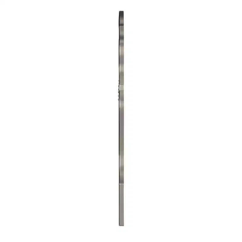 Howard Elliott 44"x29" Specchio da parete incorniciato Nadia con design a buco della serratura argento