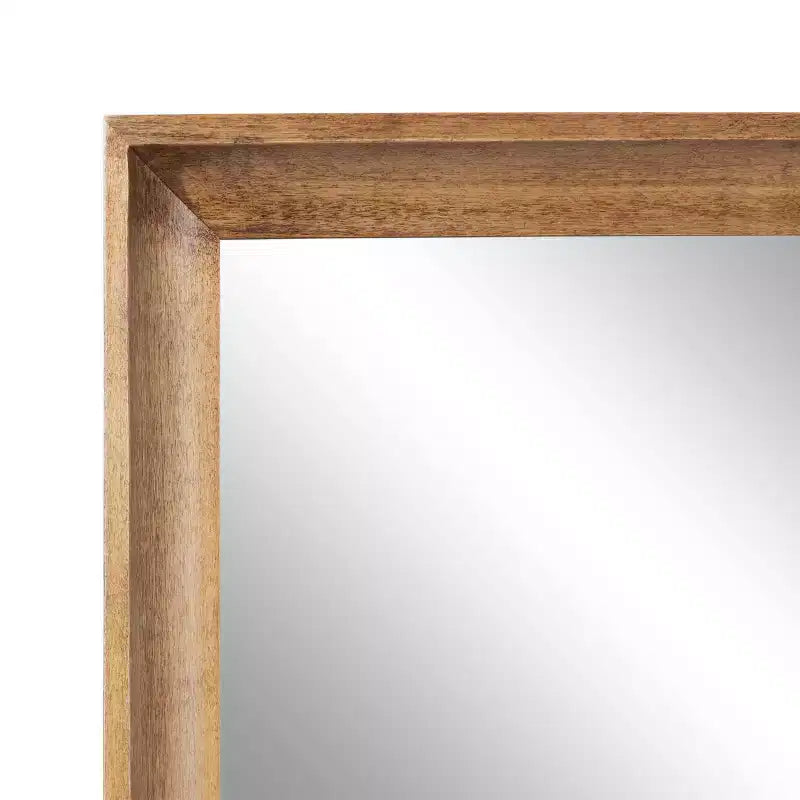 Kate & Laurel All Things Decor Specchio da parete rettangolare Hatherleigh 24"x36" marrone rustico: stile tradizionale, nessun assemblaggio richiesto