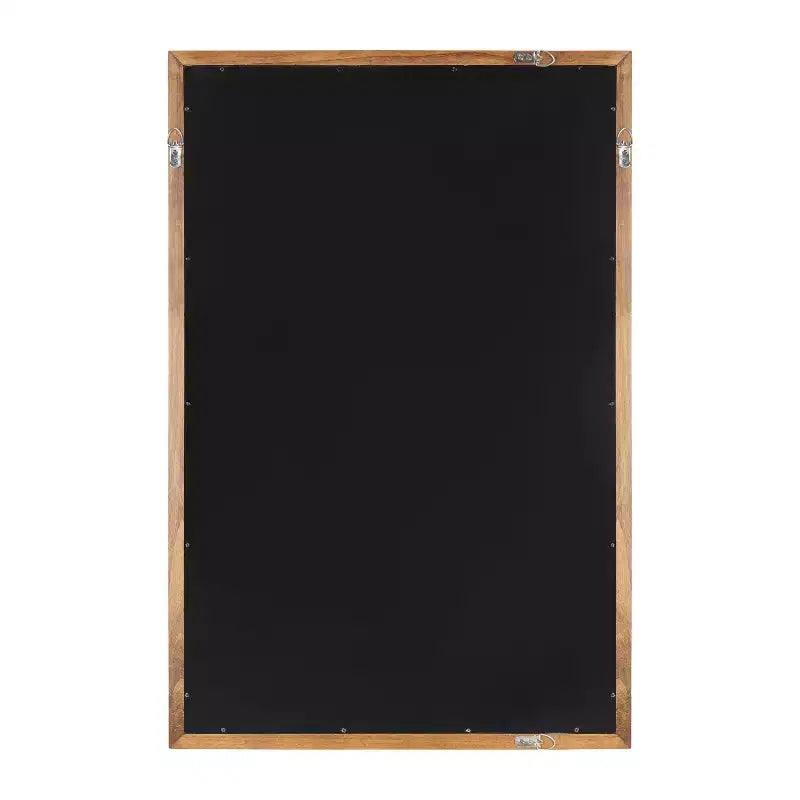 Kate & Laurel All Things Decor Specchio da parete rettangolare Hatherleigh 24"x36" marrone rustico: stile tradizionale, nessun assemblaggio richiesto