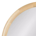 Kate & Laurel All Things Decor Specchio da Parete Rotondo Dessa 32"x32" Naturale