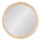 Kate & Laurel All Things Decor Specchio da Parete Rotondo Dessa 32"x32" Naturale
