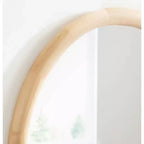 Kate & Laurel All Things Decor Specchio da Parete Rotondo Dessa 32"x32" Naturale
