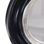 Specchio da Parete Accento Tondo Incorniciato Howard Elliott Soho 14"