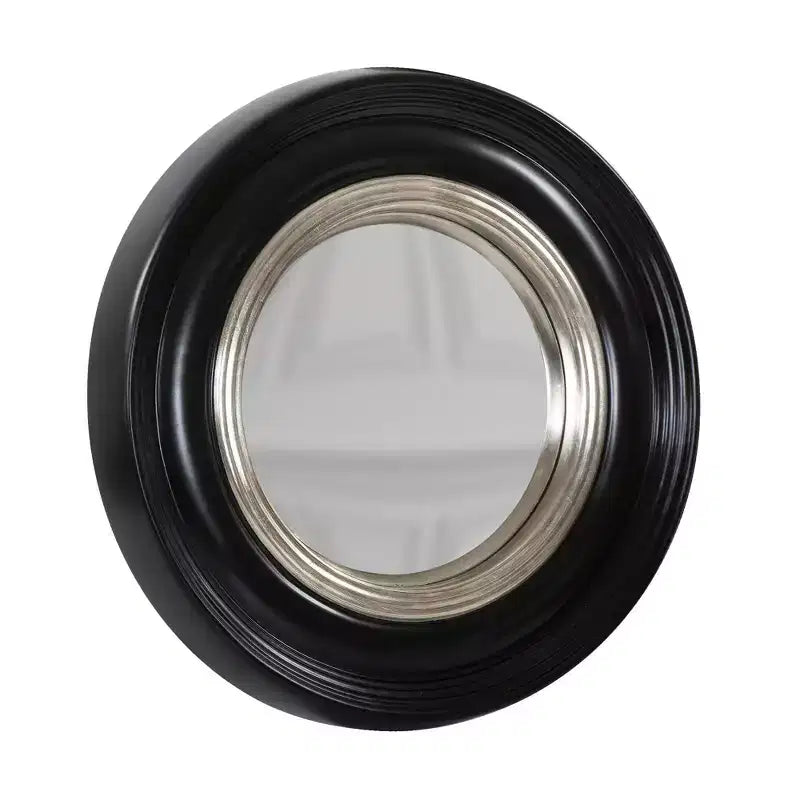 Specchio da Parete Accento Tondo Incorniciato Howard Elliott Soho 14"