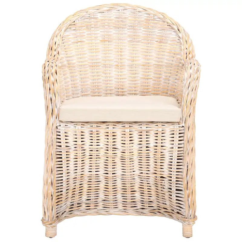SAFAVIEH Sinja Poltroncina Club in Rattan Giallo - 24 x 26 x 35 - 24Px26Lx35H