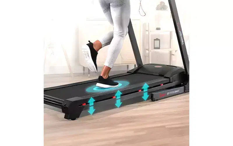 Sunny Health & Fitness Tapis Roulant Manuale Premium con Inclinazione Automatica e Bluetooth