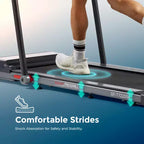 Tapis Roulant Elettrico Pieghevole Collegato Sunny Health & Fitness Pegasus