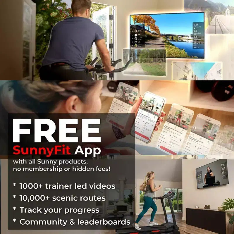 Tapis Roulant Helius Lite Smart con Motore Brushless Sunny Health & Fitness