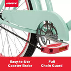 Bicicletta Huffy Good Vibrations da uomo Cruiser – Ruote da 24" – Menta