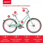 Bicicletta Huffy Good Vibrations da uomo Cruiser – Ruote da 24" – Menta