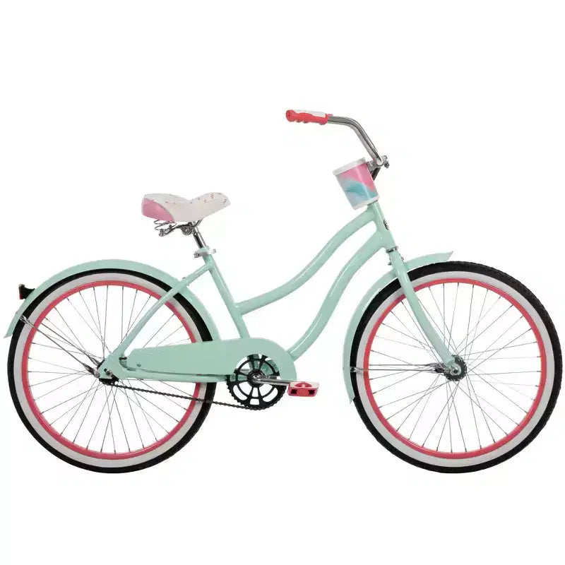 Bicicletta Huffy Good Vibrations da uomo Cruiser – Ruote da 24" – Menta
