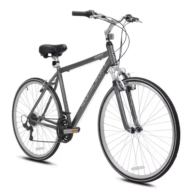 Bici ibrida sportiva Kent da uomo Ridgeway 700c/28" - Grigia