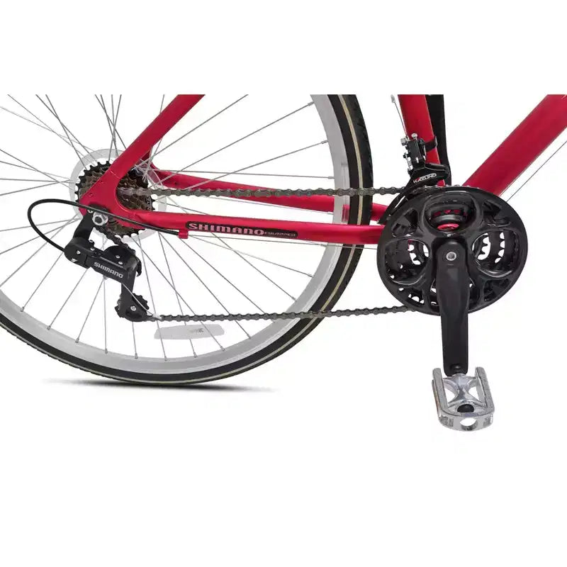 Kent Women's Ridgeway Sport 700c/28" Hybrid Bike - Red