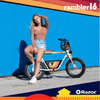 Monopattino elettrico Razor Rambler Step Over - Beige: motore da 350W, velocità 25 km/h