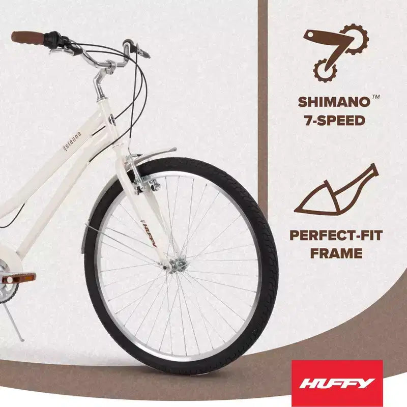 Bicicletta comfort Huffy Sienna da 27.5" L - crema