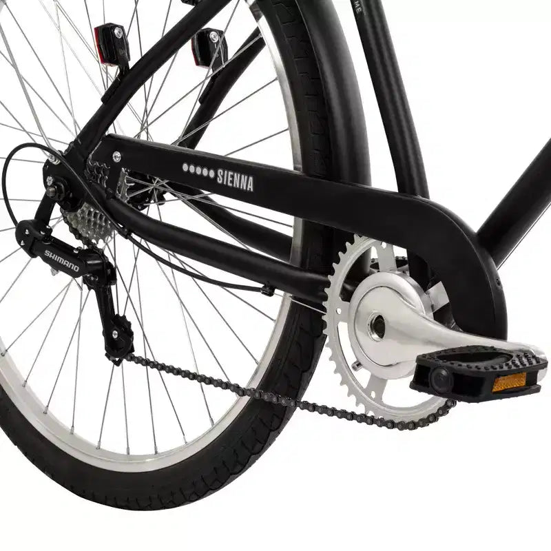 Bicicletta Huffy Sienna da 27,5" Comfort da uomo - Nera