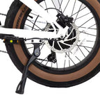 GOTRAX Adult F5 20" Step Through Electric Folding Bike - White