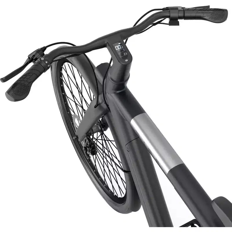 Bird Adult A Frame 28" Step Over Electric Hybrid Bike - Black: Aluminum Frame, 20 mph Max Speed