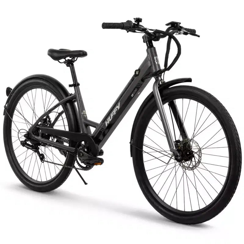 Huffy Vienna 27.5" 36V E-Bike for Adults - Matte Storm