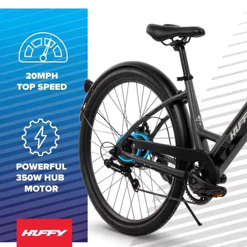 Bicicletta elettrica Huffy Vienna 27.5" 36V per adulti - Matte Storm