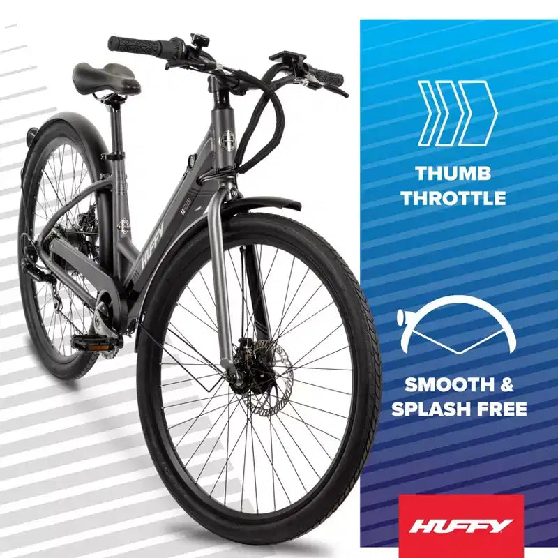 Bicicletta elettrica Huffy Vienna 27.5" 36V per adulti - Matte Storm