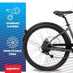 Bicicletta elettrica Huffy Vienna 27.5" 36V per adulti - Matte Storm
