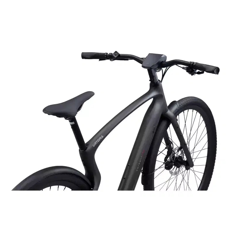Bicicletta elettrica da città Urtopia Adult Carbon 1 Pro Smart 27,64'' con telaio a diamante – Nera M
