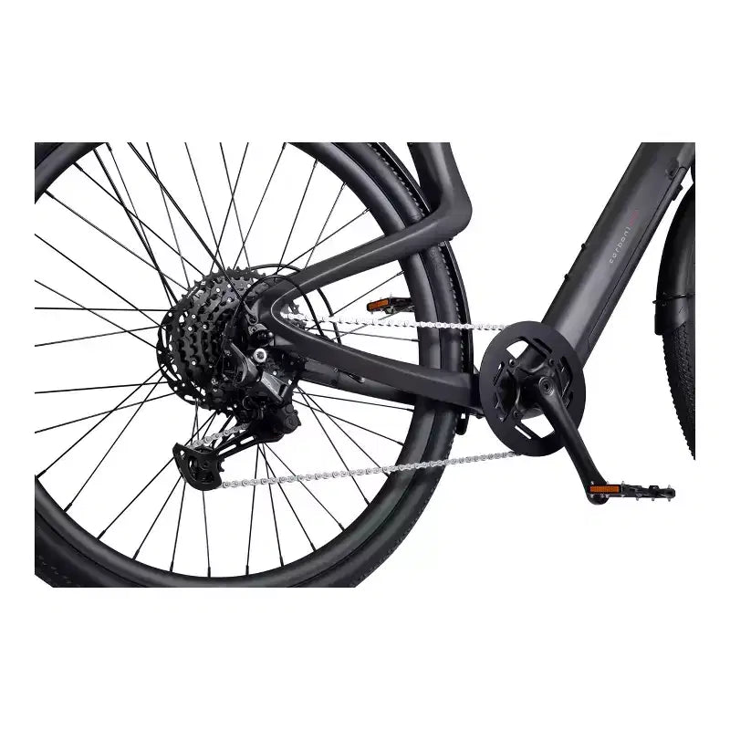 Bicicletta elettrica da città Urtopia Adult Carbon 1 Pro Smart 27,64'' con telaio a diamante – Nera M