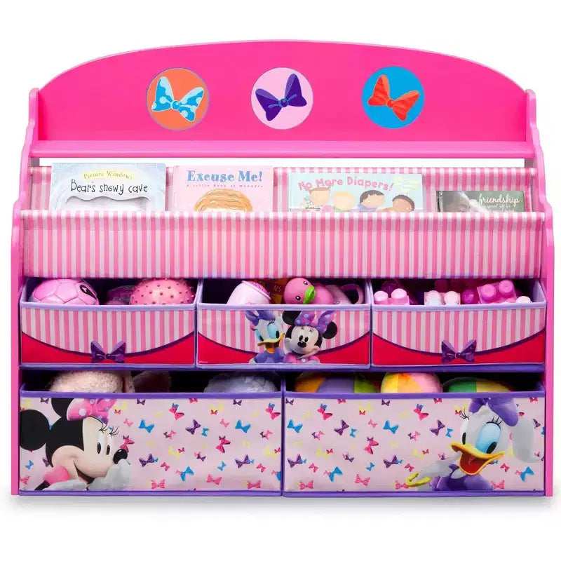 Disney Minnie Mouse Kids' Deluxe Boy & Toy Organizer - Delta Children