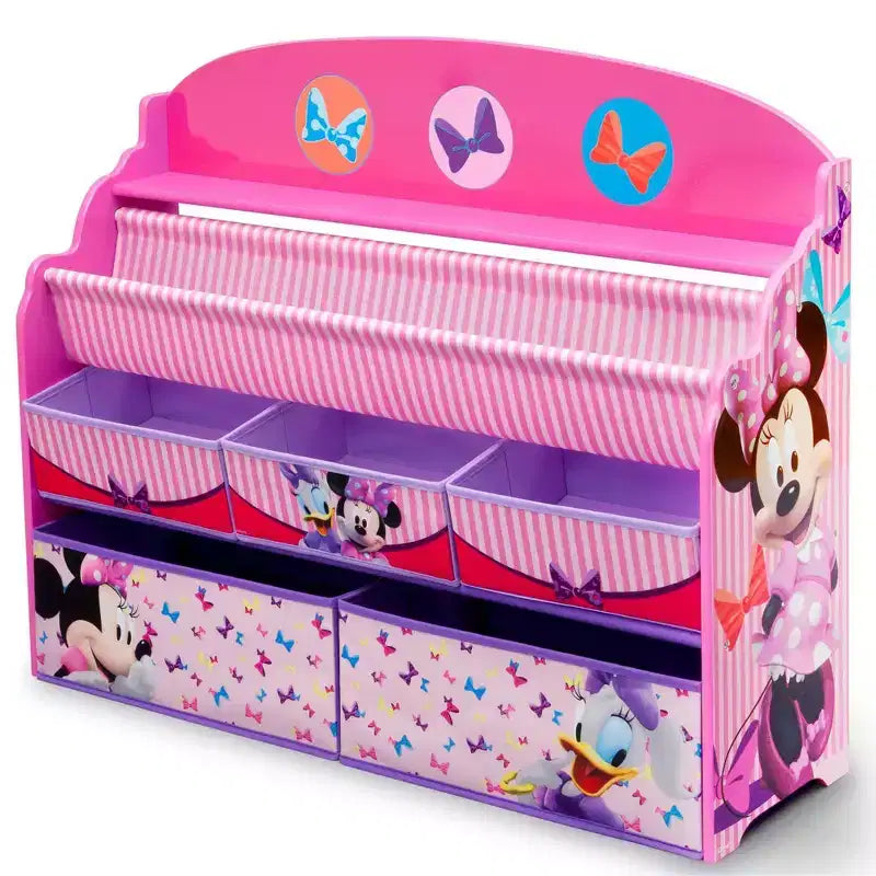 Disney Minnie Mouse Kids' Deluxe Boy & Toy Organizer - Delta Children