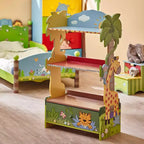 Sunny Safari Jungle Kids' Bookshelf - Fantasy Fields by Teamson Kids