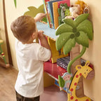 Sunny Safari Jungle Kids' Bookshelf - Fantasy Fields by Teamson Kids