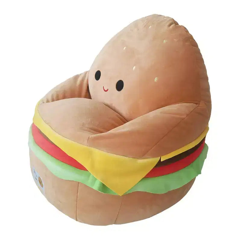 Squishmallows Carl Cheeseburger Kids' Bean Bag Chair