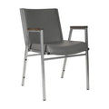 Sedia impilabile per carichi pesanti con braccioli - 21P x 21L x 31A
