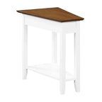 Convenience Concepts American Heritage Wedge End Table with Shelf