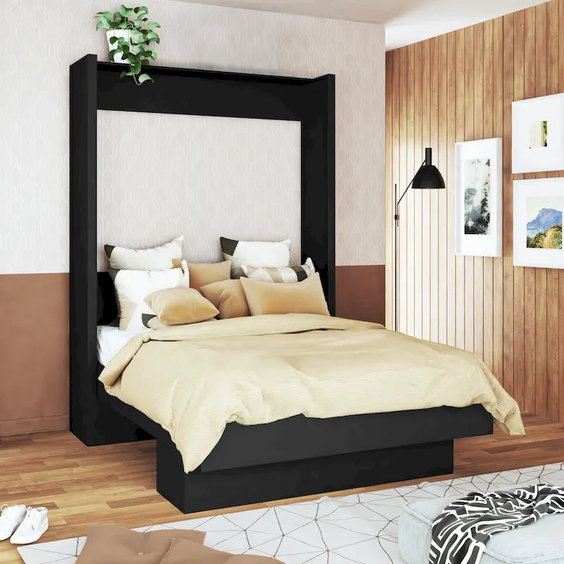 Oakland Living Letto a Scomparsa Contemporaneo "Easy Lift Brazilian Queen" con Ripiano