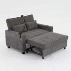 3-in-1 Pull Out Convertible Sleeper Sofa Bed with USB Ports