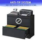 Lateral File Cabinet 2 Drawer