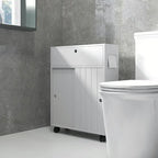 Small Bathroom Storage Cabinet with Paper Holes