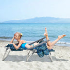 Costway 4-Pack Folding Backpack Beach Chair 5-Position Outdoor - See Details
