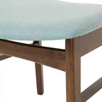 GDFStudio Alexis 7 Pieces Mid Century Modern Upholstered Wood Dining Set