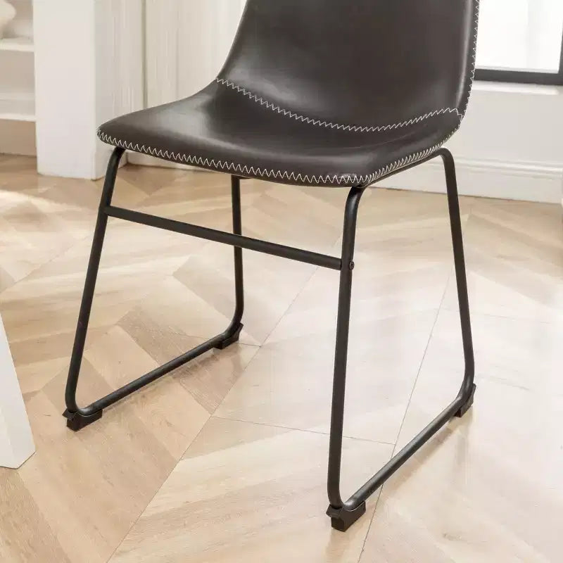 Roundhill Furniture Varna Set da pranzo rotondo, tavolo da pranzo a cavalletto con 4 sedie eleganti, 5 pezzi
