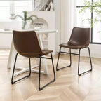Roundhill Furniture Varna Set da pranzo rotondo, tavolo da pranzo a cavalletto con 4 sedie eleganti, 5 pezzi