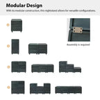 Oddone 2 - Drawer end table With Modular Design| ART OF LIVING DESIGNS