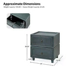 Oddone 2 - Drawer end table With Modular Design| ART OF LIVING DESIGNS