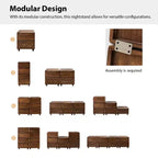 Oddone 2 - Drawer end table With Modular Design| ART OF LIVING DESIGNS