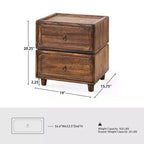 Oddone 2 - Drawer end table With Modular Design| ART OF LIVING DESIGNS