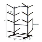 Triangolo Teak G-Watersport 8 Livelli | Nero