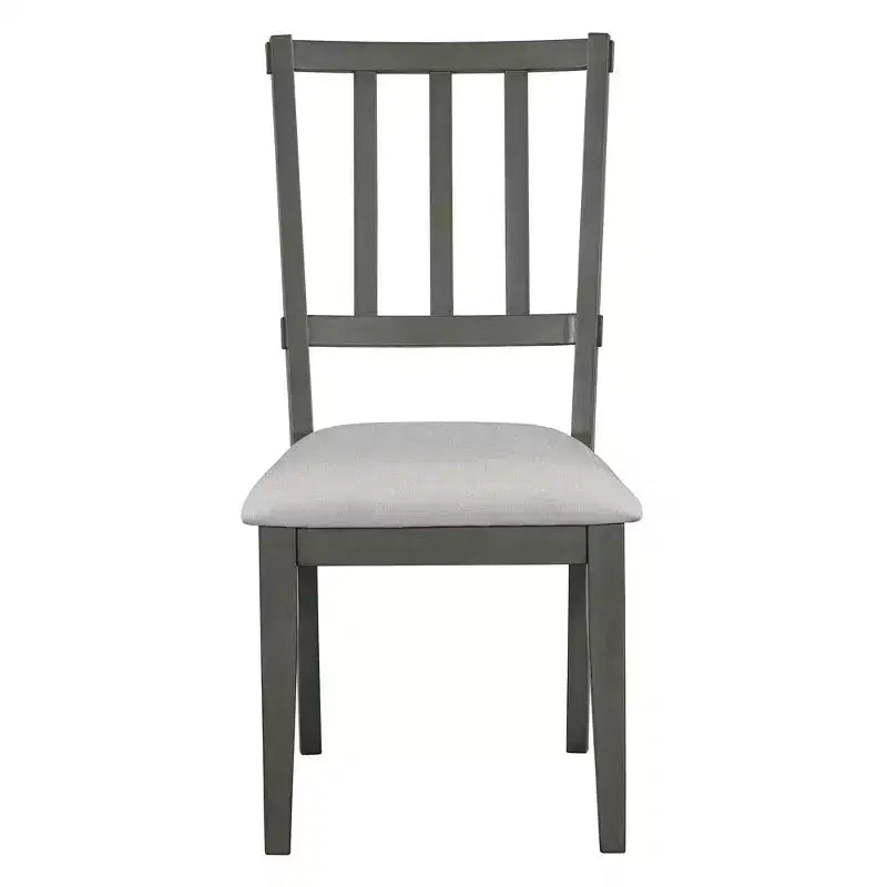 Whisen 5-Piece Rustic Charm Round Dining Set with 3 Upholstered Chairs and Curved Bench for Dining Room, Kitchen